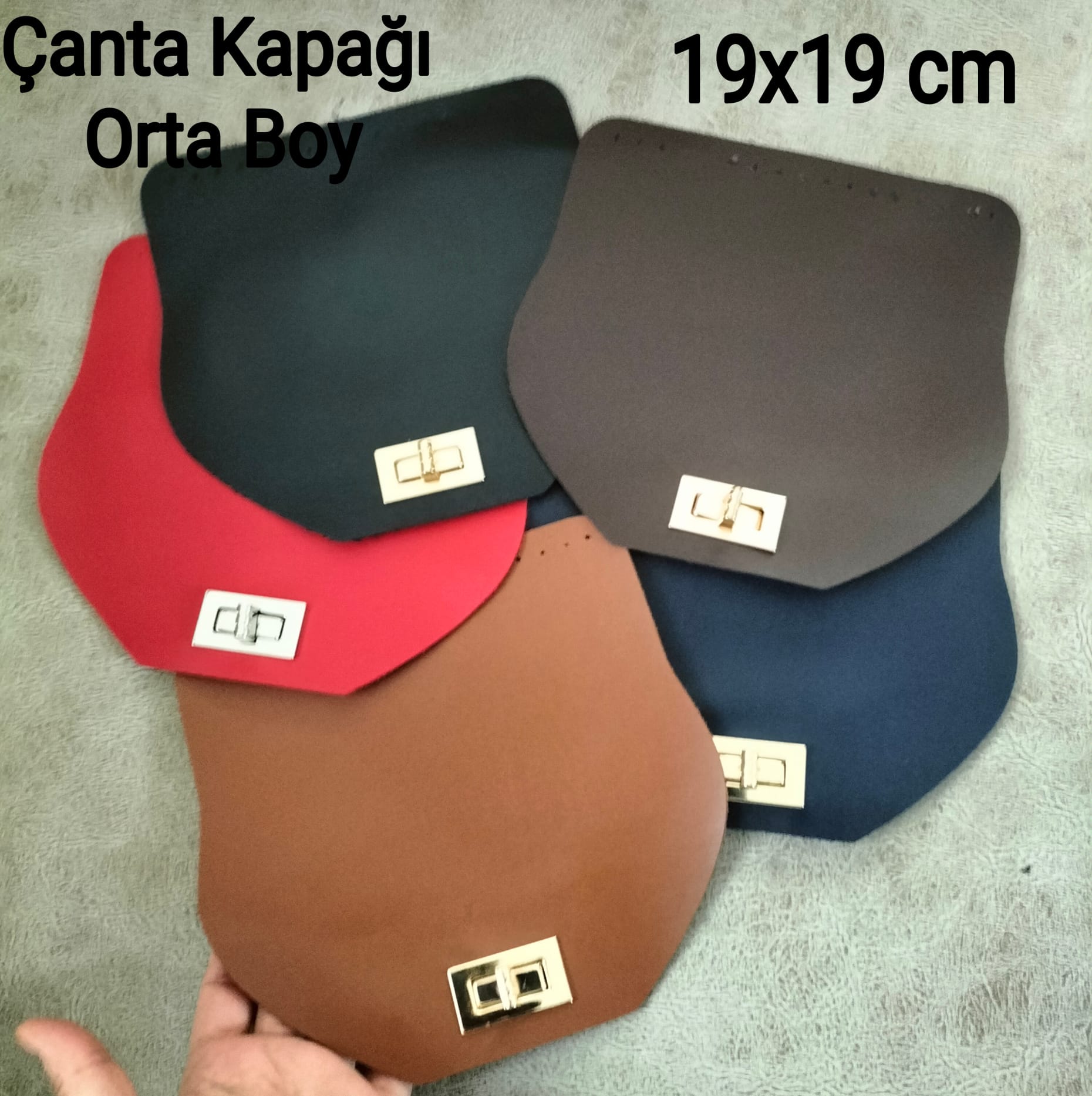 Çanta Kapağı Orta Boy 19x19 cm