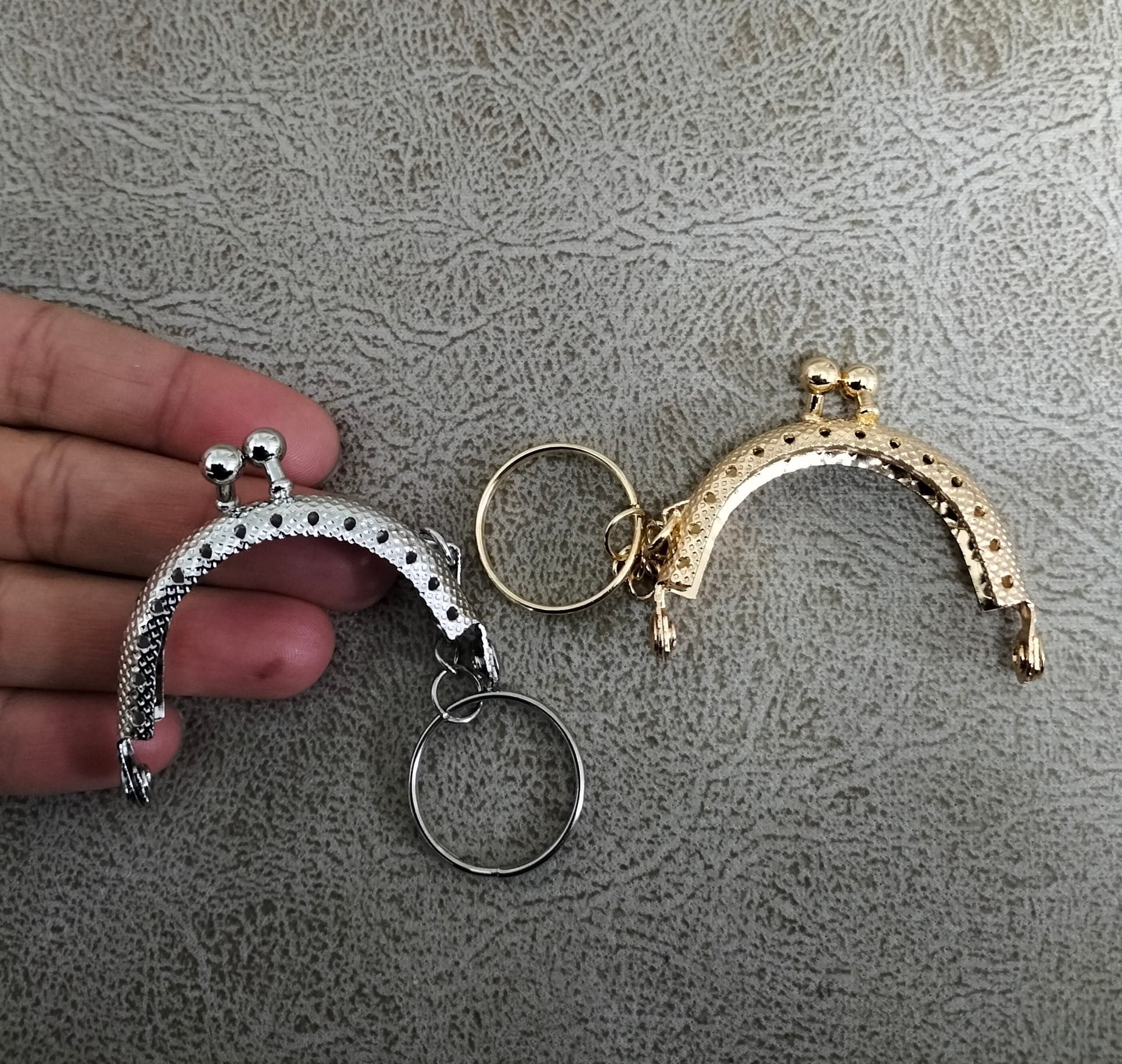 Cüzdan Klipsi 5 cm Gümüş anahtarlıklı 1 adet