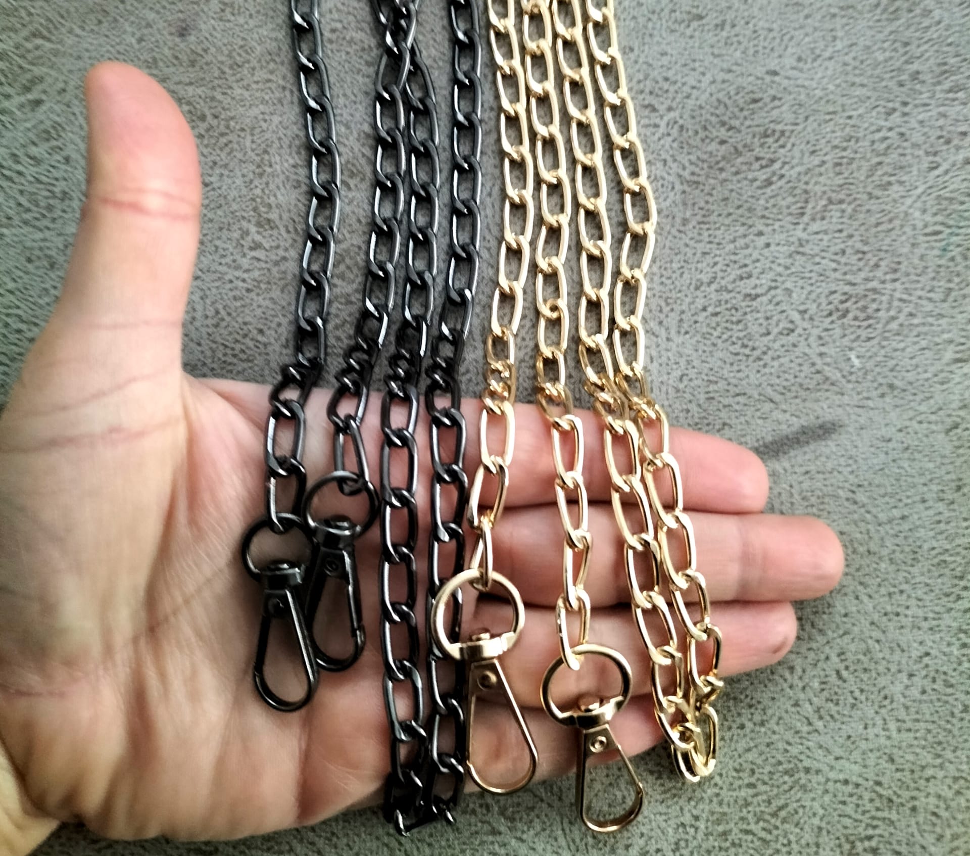 Çanta Zinciri 100 cm Kancalı Kalınlık 7 mm