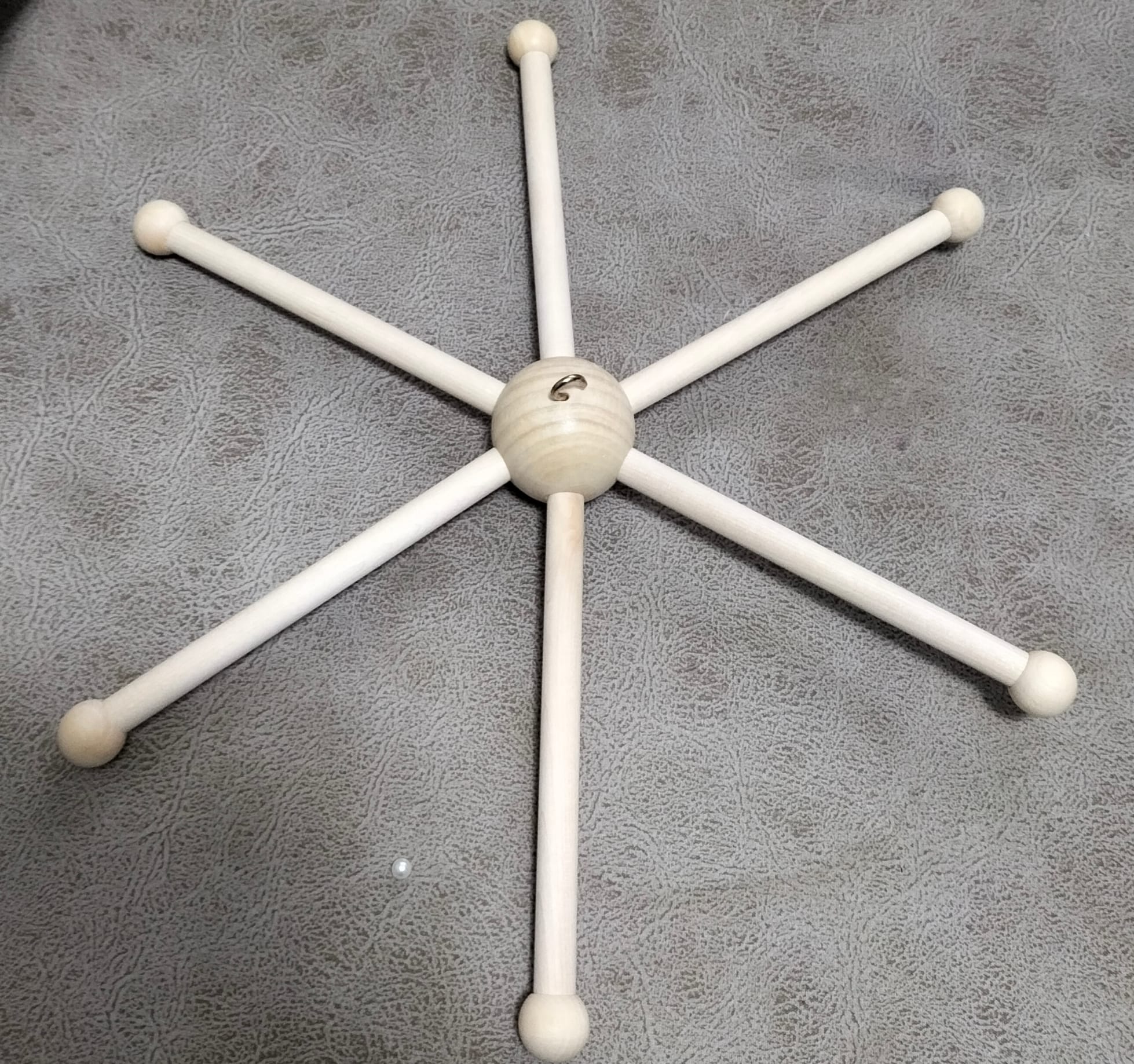 Dönence Aparatı Ahşap 6 Kollu 35 cm