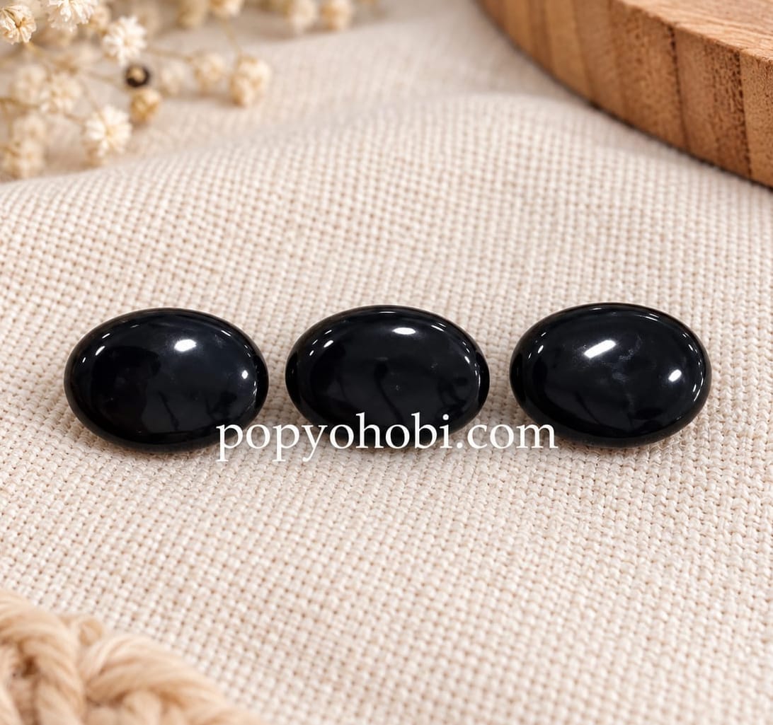 Vidalı Burun / Göz  Oval 12 mm 3 adet